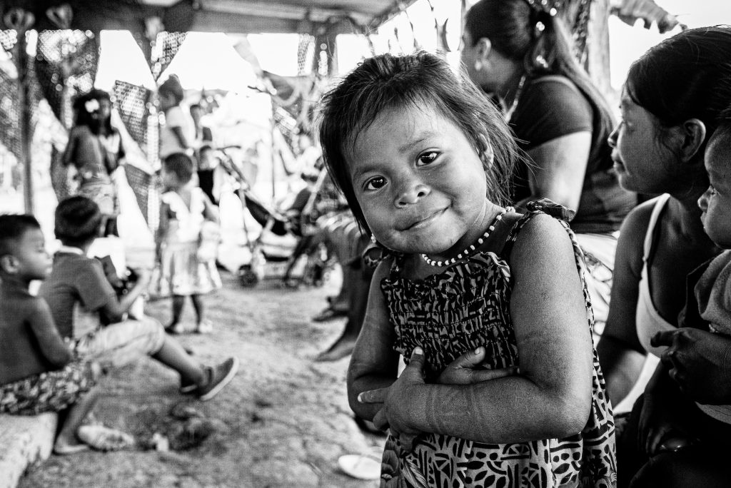 Embera Girl at a Village Minga
